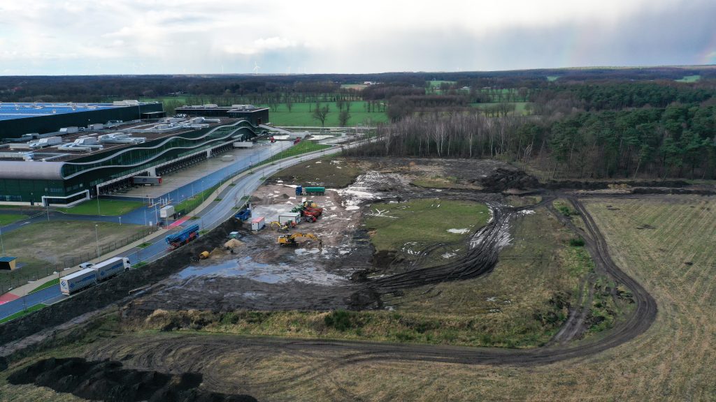Ein weiterer Industriebetrieb hat jetzt im Wulfener Gewerbegebiet Große Heide mit dem Bau begonnen.