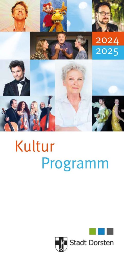 Das Kulturprogramm der Stadt Dorsten steckt auch 2024/25 wieder voller kultureller Highlights und hochkarätiger Veranstaltungen. 