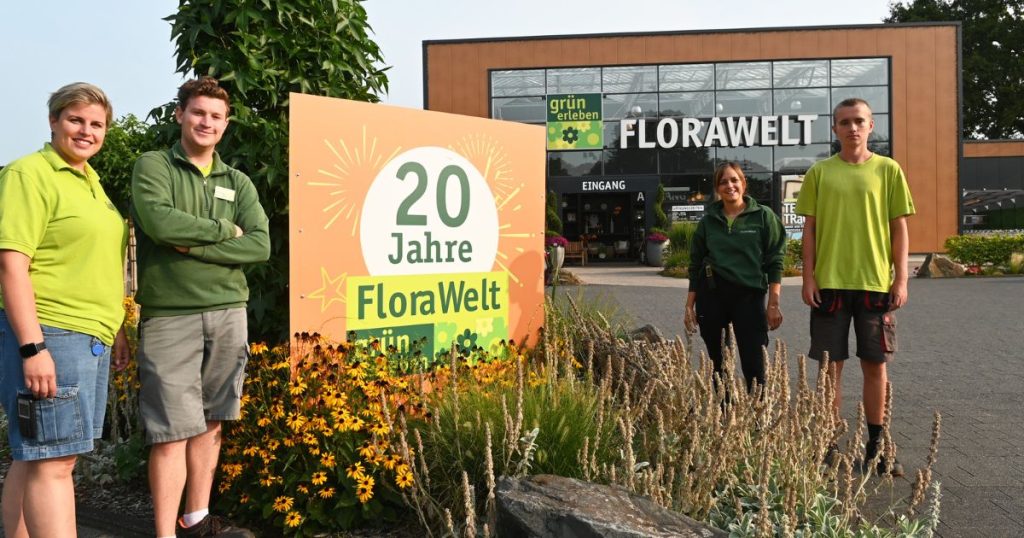 Motivierte Mitarbeiter gehören zu den Stärken der FloraWelt.